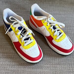 Nike Kids Sneakers - Red, Yellow, Blue, Orange and Green